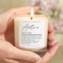 Auntie Gift Auntie Definition Candle, thumbnail 1 of 9