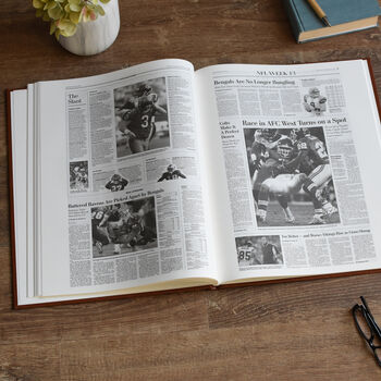 Cincinnati Bengals Personalised Gift Newspaper Book, 11 of 11