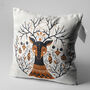 Christmas White Cushion Cover With Reindeer Themed, thumbnail 2 of 7
