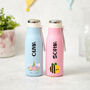 Personalised Kids Stainless Steel Water Bottle Gift, thumbnail 2 of 5