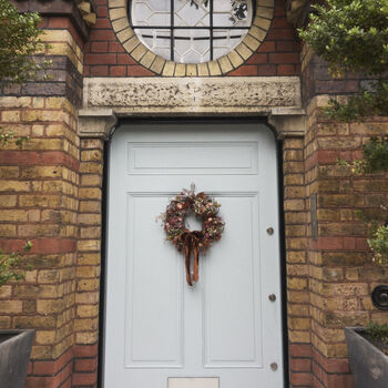 Autumn Dried Flower Wreath 'Bronte', 2 of 12