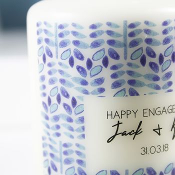 Personalised Engagement Candle Gift, 10 of 12
