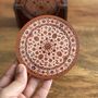 Set Of Six Coasters With Case, Indian Print, thumbnail 10 of 12