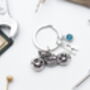 Motorbike Personalised Keyring Biker Gift. Motorbike Present For Him, thumbnail 3 of 9