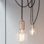 Six Bulb Industrial Pendant Light, thumbnail 2 of 4