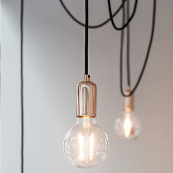 Six Bulb Industrial Pendant Light, 2 of 4