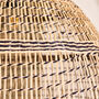 Natural Seagrass Stripe Easy Fit Ceiling Shade, thumbnail 3 of 4