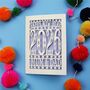 Personalised 2026 Papercut Happy New Year Card, thumbnail 4 of 8
