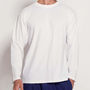 Men's Long Sleeved T Shirt In White, thumbnail 1 of 3