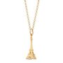 Eiffel Tower Necklace, Sterling Silver Or Gold Plated, thumbnail 10 of 11