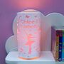 Personalised Ballerina And Butterfly LED Night Light, thumbnail 2 of 5