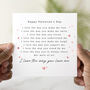 'I Love The Way You' Valentines Day Card, thumbnail 1 of 3
