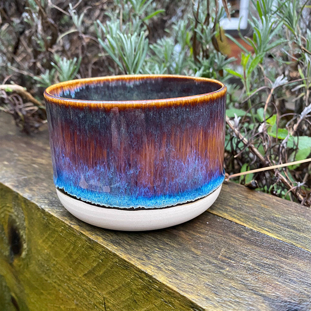 Fire And Ice Glaze Ceramic Tumbler By Adventures with Clay