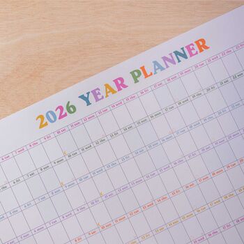 2026 Wall Planner | Landscape | This Is The Year A1, 2 of 7