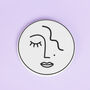 G Decor Set Of Four Abstract Face Coasters, thumbnail 5 of 7