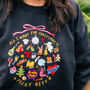 The Picky Bits Embroidered Christmas Jumper, thumbnail 5 of 7