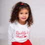 Valentines 'Mummy's Boy/Girl' Embroidered Sweatshirt, thumbnail 4 of 5