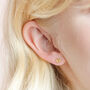 Delicate Bird Stud Earrings, thumbnail 2 of 7