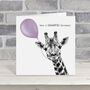 Have A Giraffic Birthday Giraffe Card, thumbnail 1 of 6
