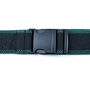 Black And Green Outdoor Fabric Stretch Men's Belt, thumbnail 5 of 7