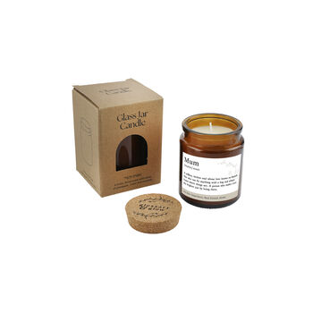 Brown Jar Candle • 'Mum Definition” • Scented Jar Candle • Gift For Her • Special Gift • Novelty Candle • Humor Candle • Mothers Day, 2 of 4