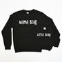 Mum And Me Mama Bear Sweatshirt Jumper Set, thumbnail 3 of 11