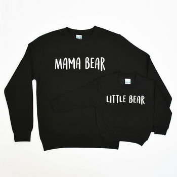 Mum And Me Mama Bear Sweatshirt Jumper Set, 3 of 11