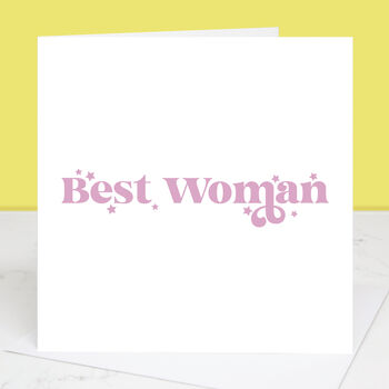 Wedding Card For Best Woman, 5 of 6