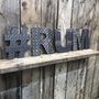 Metal Letter Signs For Home And Garden Bars, thumbnail 8 of 9