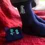 Personalised Dinosaur Socks Gift For Dad, thumbnail 4 of 4