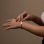 Byzantine Silver Bracelet Womens Personalised, thumbnail 2 of 9