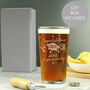 Graduation Gifts Congrats Beer Glass Personalised, thumbnail 2 of 5