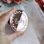 Rose Gold Mirrored Acrylic Table Setting Place Name, thumbnail 3 of 6