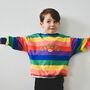 Embroidered Variety Name And Year Rainbow Jumper, thumbnail 1 of 2