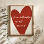 Love Actually Is All Around Print | Living Room Poster, thumbnail 1 of 3