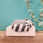 Sleeping Shelf Raccoon Grey, thumbnail 3 of 9