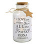 Personalised I Love You More… LED Glass Jar Light, thumbnail 4 of 4