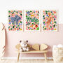 Personalised Colourful Safari Animal Name Print | Jungle Nursery Wall Art | Baby Keepsake Gift, thumbnail 8 of 9