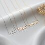 Sterling Silver Greek Name Necklace, thumbnail 3 of 9
