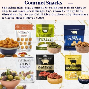 Charcuterie Hamper Meat And Cheese Gift For Foodies, 4 of 5
