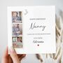 Nanny Birthday Photo Card, Personalised Photo Birthday Card, Grandmother, Daddy, Any Relationship, thumbnail 1 of 5