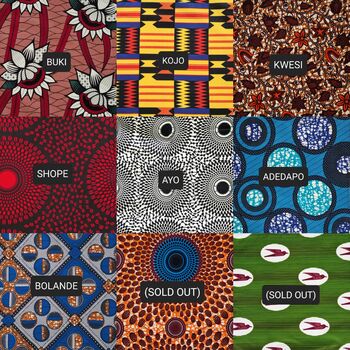 Mix And Match African Print Table Napkins, 5 of 5