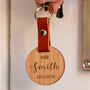 Personalised Mr And Mrs Wooden Keyring Pair For Couples, thumbnail 1 of 4