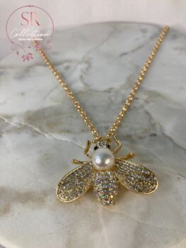 Bee Pendant Necklace, 4 of 4