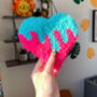 Personalised Drippy Heart Wall Hanging, thumbnail 1 of 8