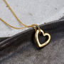 Diamond Heart Charm Necklace, thumbnail 1 of 7