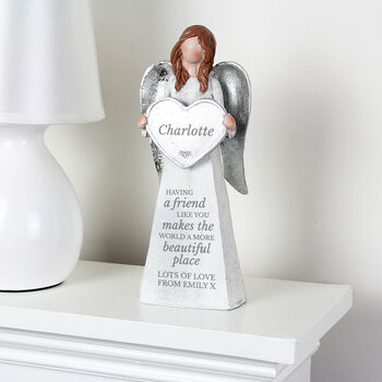 Personalised A Friend Like You Angel Ornament, 3 of 3