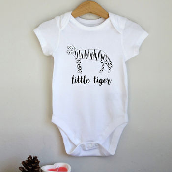 'Little Tiger' Baby Grow, 4 of 5