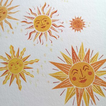 Sunshine Smiles Illustrated Giclee Fine Art Print, 2 of 2