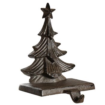 Cast Iron Christmas Tree Stocking Hanger, 3 of 4